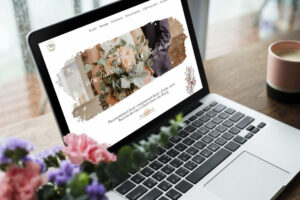 Site web d'un fleuriste local spécialisé dans les événements. - Agence web Prism
