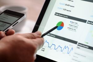 Analyse des données de trafic sur un site web.